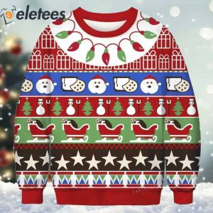 Snowman Tree Ugly Sweater1