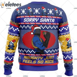 Sorry Santa Cobra Commander GI Joe Ugly Christmas Sweater 2