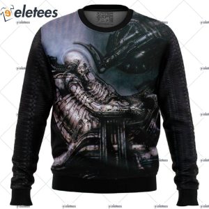 Space Jockey Ugly Christmas Sweater 1