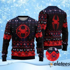 Spider Man Across The Spider Verse Suit Ugly Christmas Sweater 2