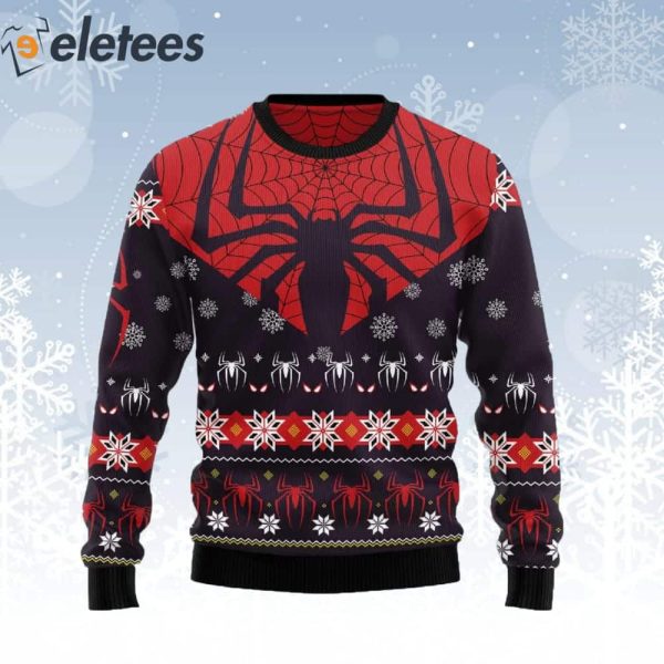 Spider Season To Be Spidey Ugly Christmas Sweater
