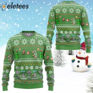 Super Mario Funny Ugly Christmas Sweater 2
