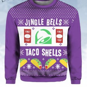 Taco Bell Jingle Bells Taco Shells Ugly Christmas Sweater