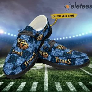 Tennessee Titans NFL Personalized Dude Shoes 2