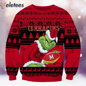 Terrapins Grnch Christmas Ugly Sweater