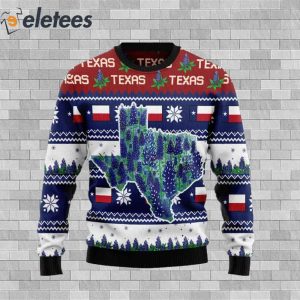 Texas Bluebonnet Ugly Christmas Sweater 2