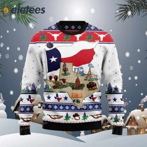 Texas Our Texas Bluebonnet Ugly Sweater 1