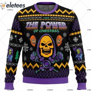 The Evil Power of Christmas He Man Ugly Christmas Sweater 1
