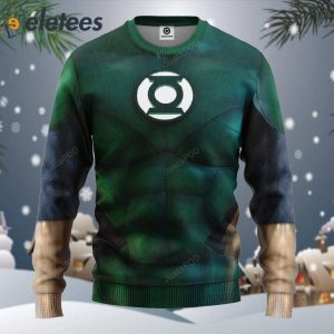 The Green Lantern Ugly Christmas Sweater 1