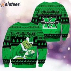 The Herd Grnch Christmas Ugly Sweater 3
