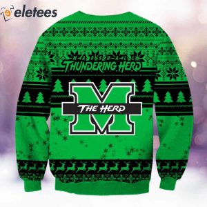 The Herd Grnch Christmas Ugly Sweater 4