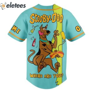 The Mystery Machine Scooby Doo Where Are You Baseball Jersey 3