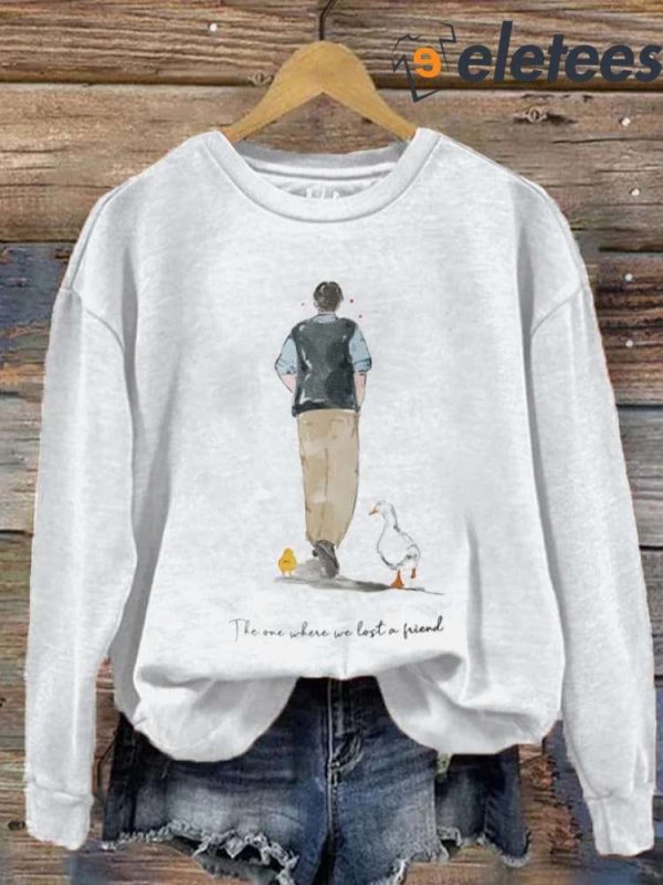 Matthew Perry The One Where We Lost A Friend Sweatshirt