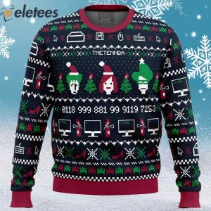 The X Mas Crowd IT Crowd Ugly Christmas Sweater 1
