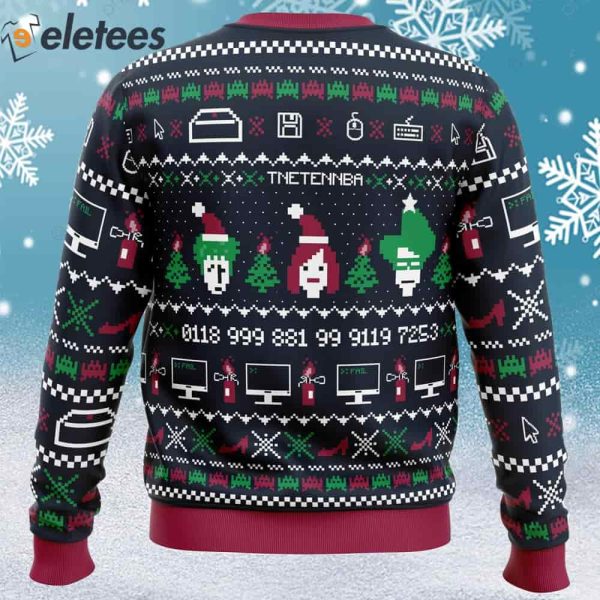 The X-Mas Crowd IT Crowd Ugly Christmas Sweater