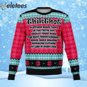 ThikThot Ugly Christmas Sweater 1
