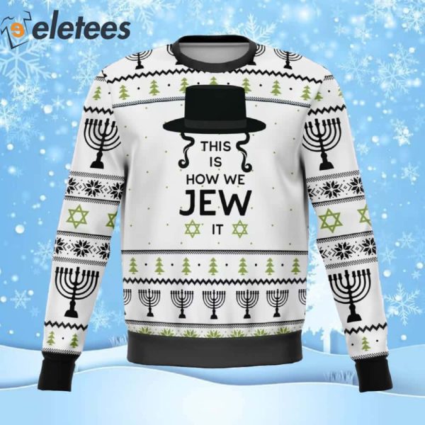 This Is How Jew It Ugly Christmas Sweater