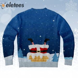 This Santa Loves To Go Down Ugly Christmas Sweater 2
