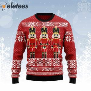 Three Nutcrackers Ugly Christmas Sweater 1