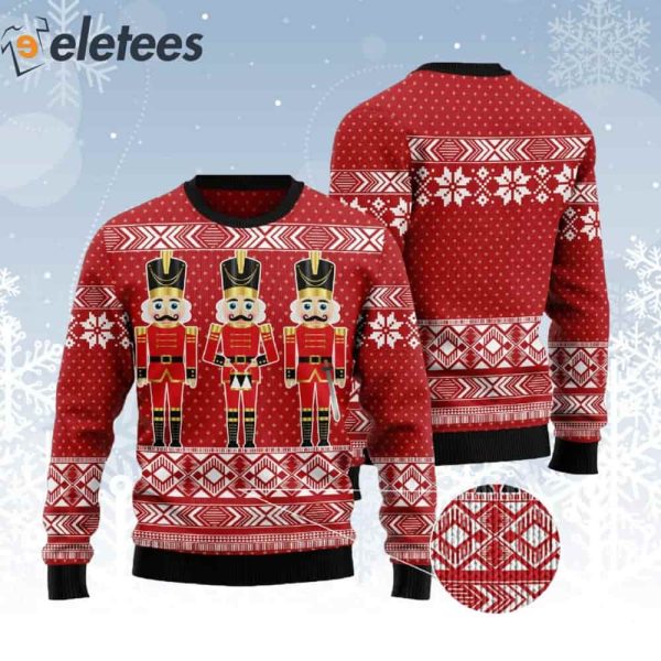 Three Nutcrackers Ugly Christmas Sweater