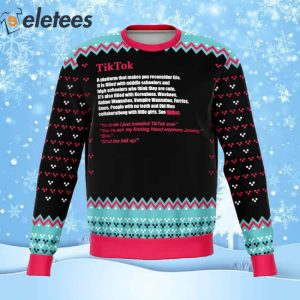 Tiktok Definition Ugly Christmas Sweater 1