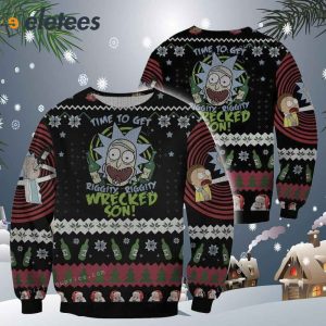 Time To Get Riggity Wrecked Son Ugly Sweater