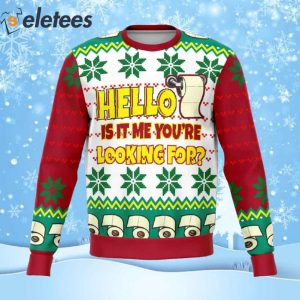 Tissue Hello Ugly Christmas Sweater