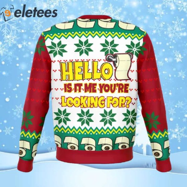 Tissue Hello Ugly Christmas Sweater