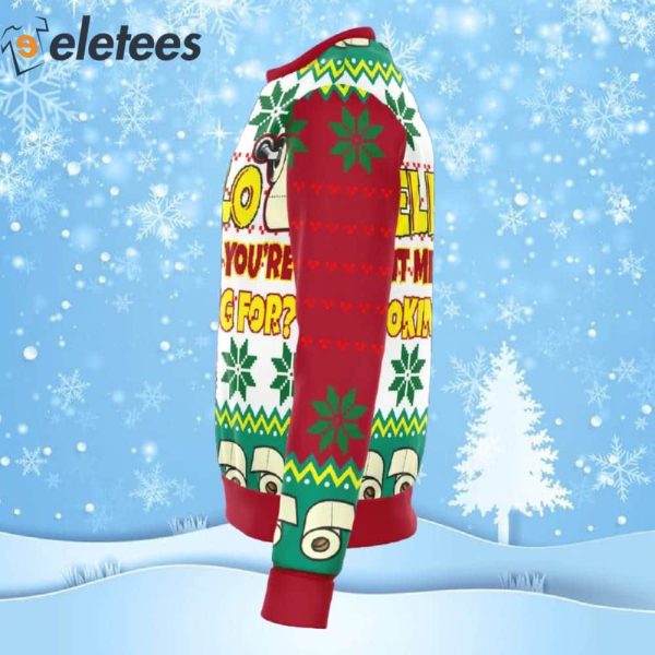 Tissue Hello Ugly Christmas Sweater