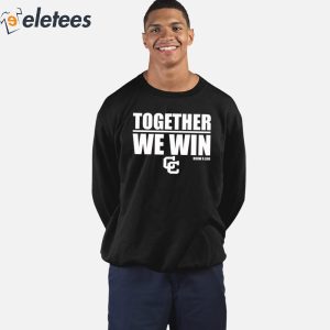 Together We Win Draw A Line Shirt 5
