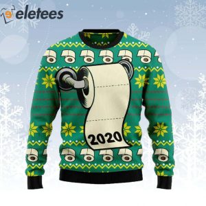 Toilet Paper Shortage 2020 Funny Ugly Christmas Sweater 1