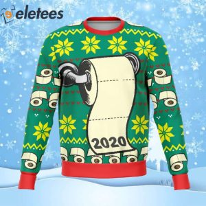 Toilet Paper Shortage 2020 Ugly Christmas Sweater 1