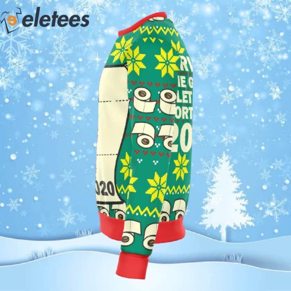 Toilet Paper Shortage 2020 Ugly Christmas Sweater