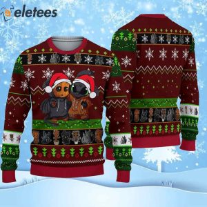 Toothless and Groot Friendship Ugly Christmas Sweater 1
