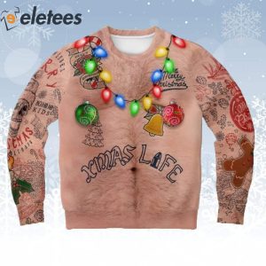 Topless Xmas Life Ugly Christmas Sweater 1