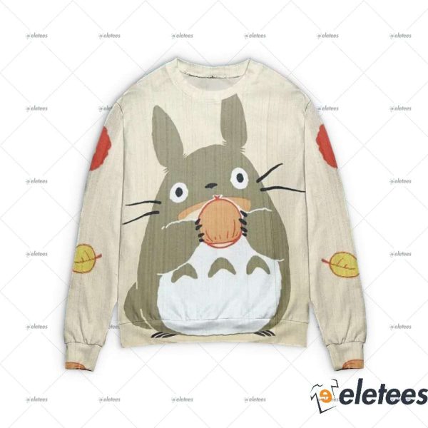 Totoro and the Chestnut 3D Sweater