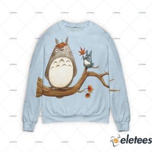 Totoro on the Autumn Tree 3D Sweater