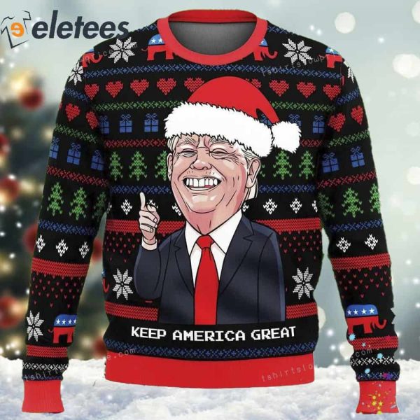 Trump Keep America Great Ugly Sweater