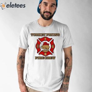 Turkey Frying Fire Crew Sweatshirt 1
