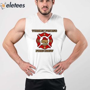 Turkey Frying Fire Crew Sweatshirt 4