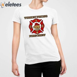 Turkey Frying Fire Crew Sweatshirt 5