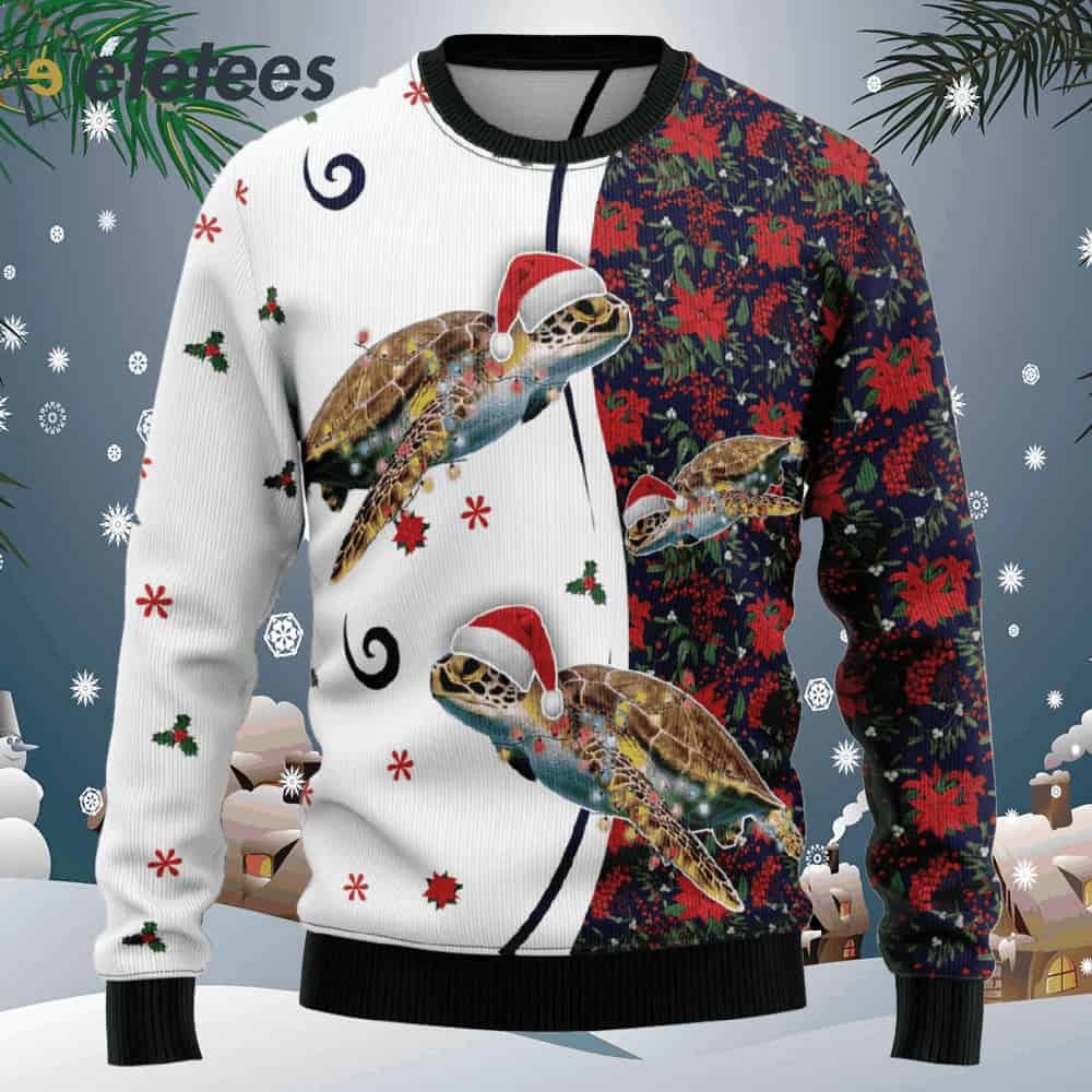 Turtle hotsell christmas sweater