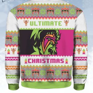 Ultimate Warrior Christmas Pro Wrestling Christmas Ugly Sweater 2