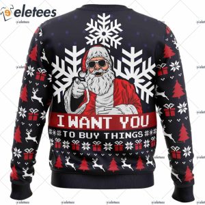 Uncle Santa Claus Ugly Christmas Sweater 2