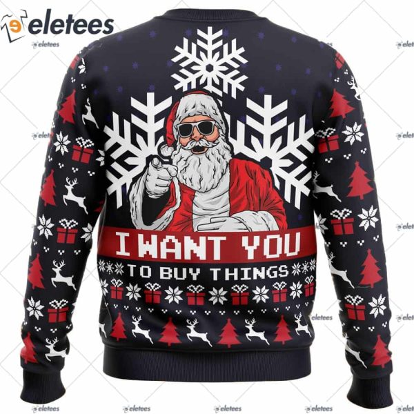 Uncle Santa Claus Ugly Christmas Sweater