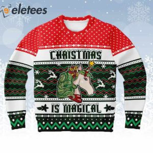 Unicorn Christmas Is Magical Ugly Christmas Sweater