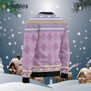 Unicorn Naughty List Ugly Christmas Sweater1