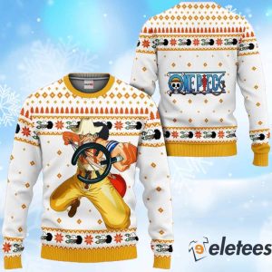 Usopp Anime Ugly Christmas Sweater 1