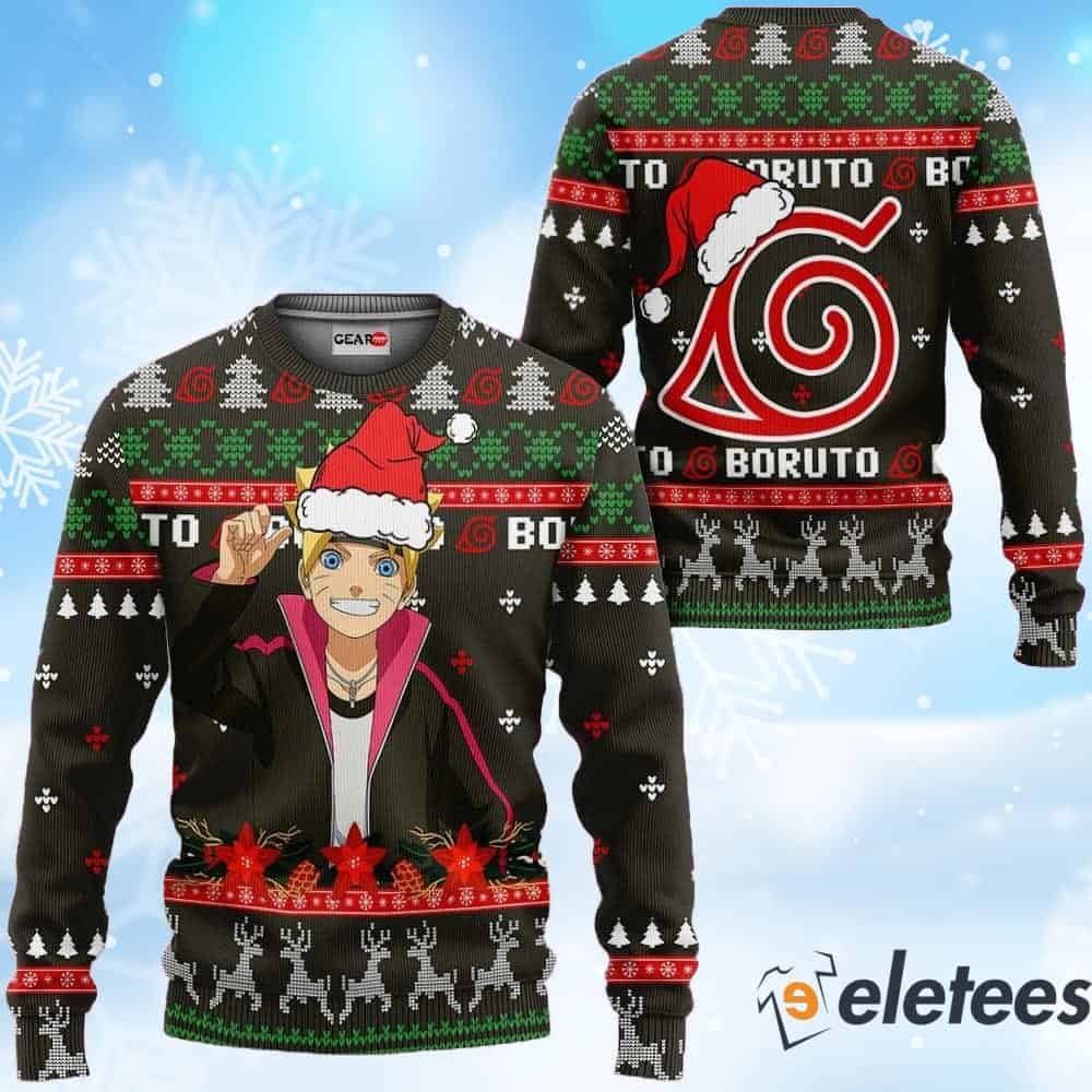 Uzumaki Boruto Ugly Christmas Sweater