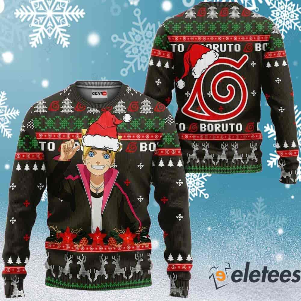 Uzumaki Boruto Ugly Christmas Sweater